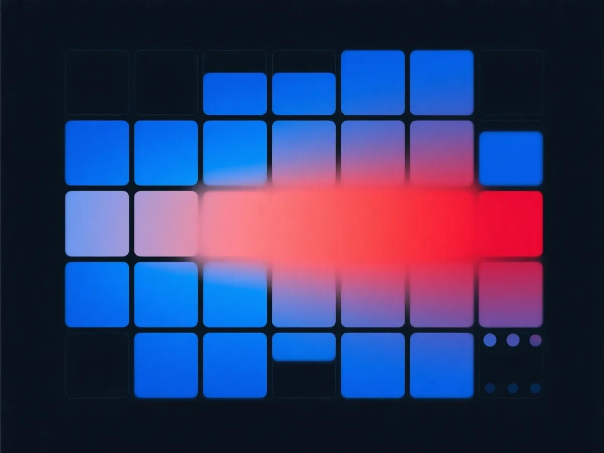 冷热热力图示意